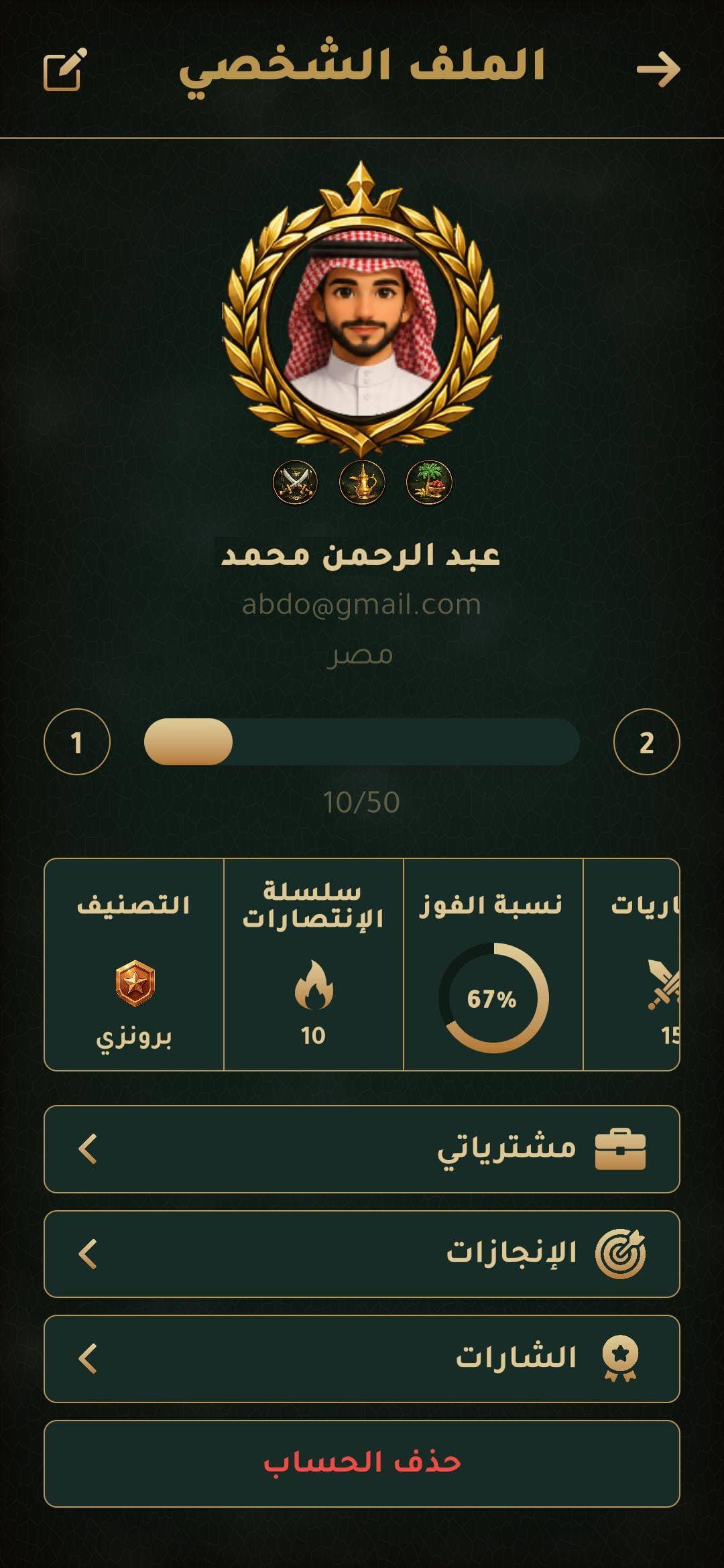 الملف الشخصي